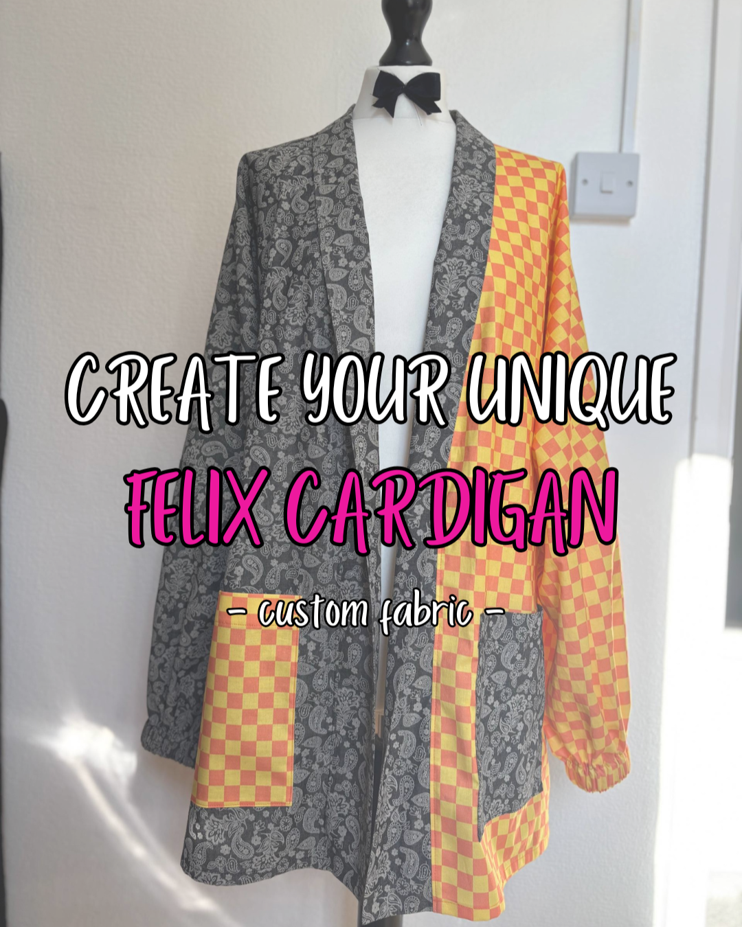 Felix Cardigan - custom fabric