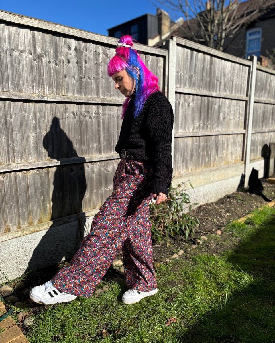 Alternative Handmade Polly Trousers - Mushrooms - Corduroy - Pick your Fabric by Lunaticpin