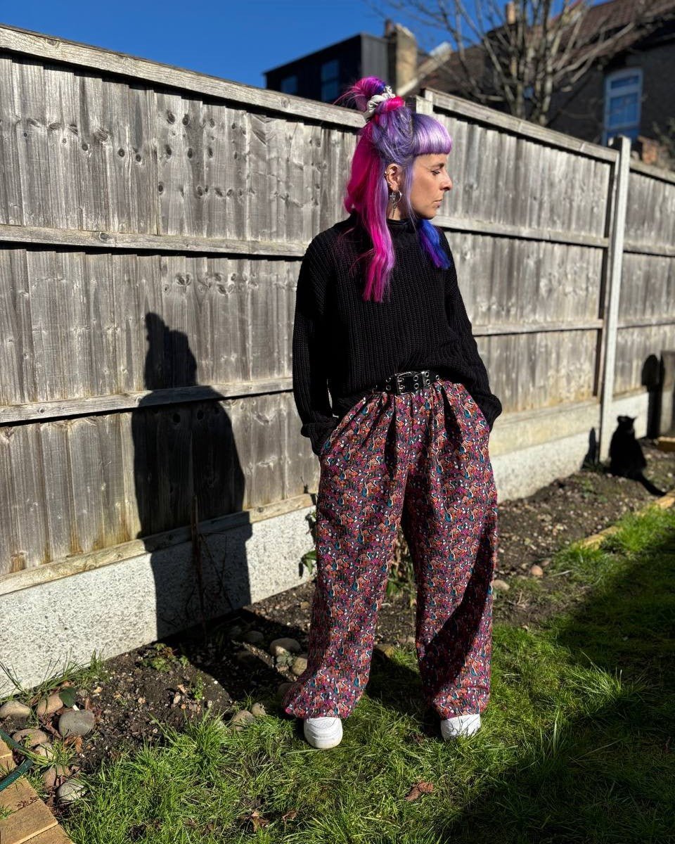 Alternative Handmade Polly Trousers - Mushrooms - Corduroy - Pick your Fabric by Lunaticpin