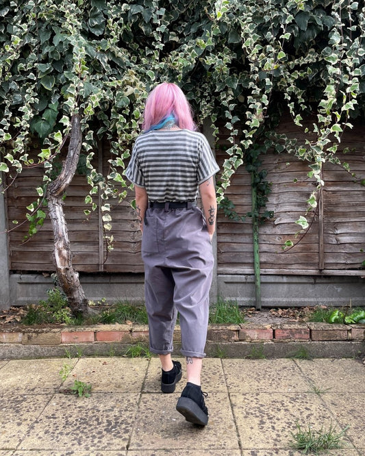 Alternative Handmade Billy Top - Grey by Lunaticpin