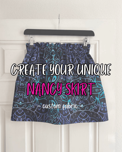 Alternative Handmade Create Your Unique Nancy Mini Skirt - custom fabric by Lunaticpin
