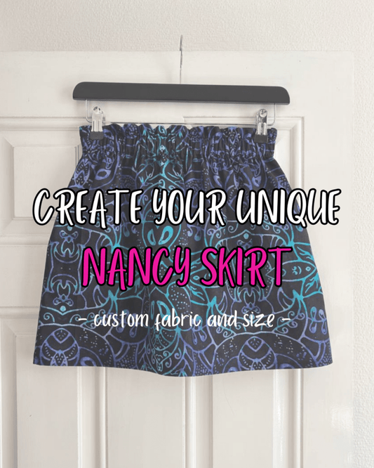 Alternative Handmade Create Your Unique Nancy Mini Skirt - custom fabric and size by Lunaticpin