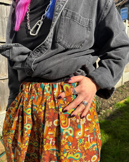 Alternative Handmade Johnny Trousers - Mushrooms - Corduroy - Pick your Fabric by Lunaticpin