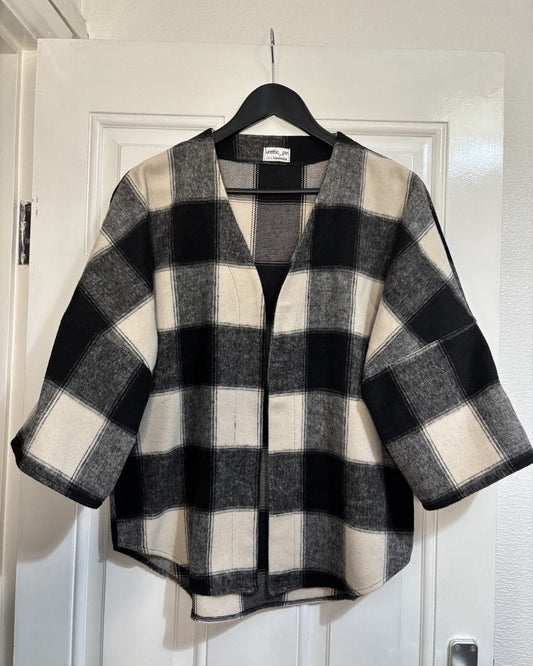Alternative Handmade Marilu Jacket - B&W by Lunaticpin
