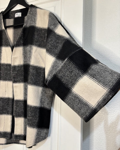 Alternative Handmade Marilu Jacket - B&W by Lunaticpin