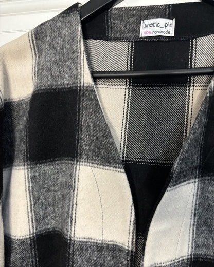 Alternative Handmade Marilu Jacket - B&W by Lunaticpin