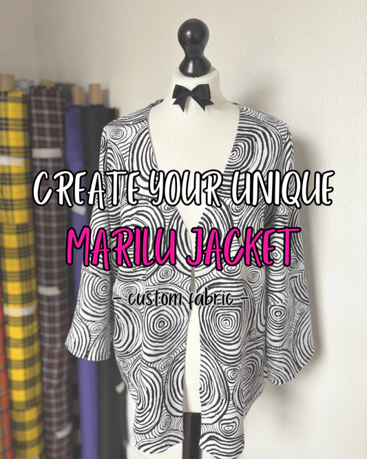 Alternative Handmade Marilu Jacket - custom fabric by Lunaticpin