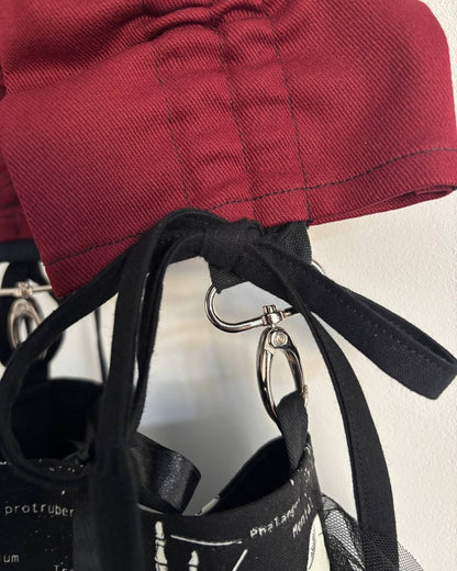 Alternative Handmade Mini Tote Bag - Glow in the Dark by Lunaticpin