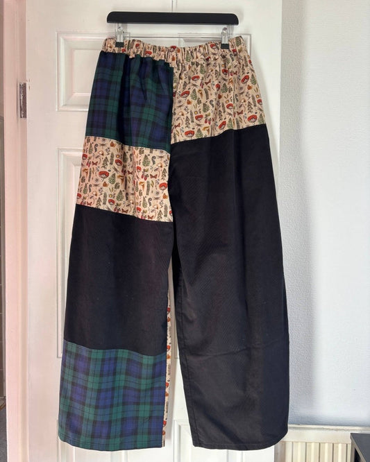 Alternative Handmade Polly Trousers - size L by Lunaticpin