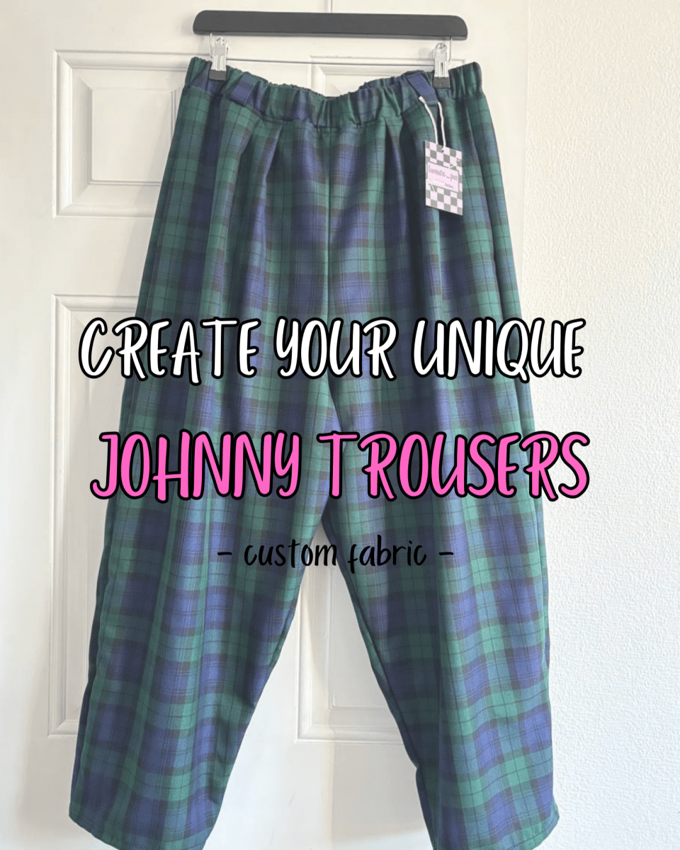 Alternative Handmade Create Your Unique Johnny Trousers - custom fabric by Lunaticpin