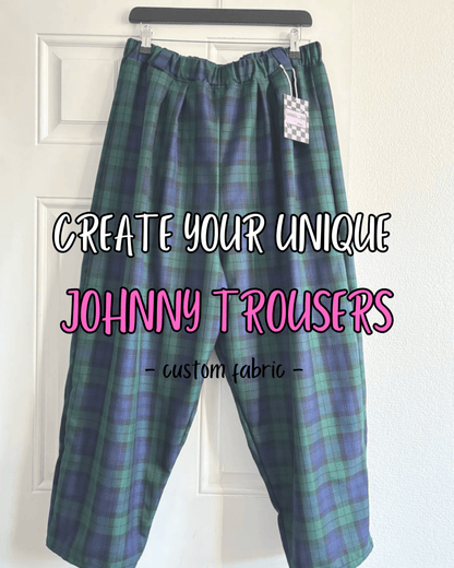 Alternative Handmade Create Your Unique Johnny Trousers - custom fabric by Lunaticpin