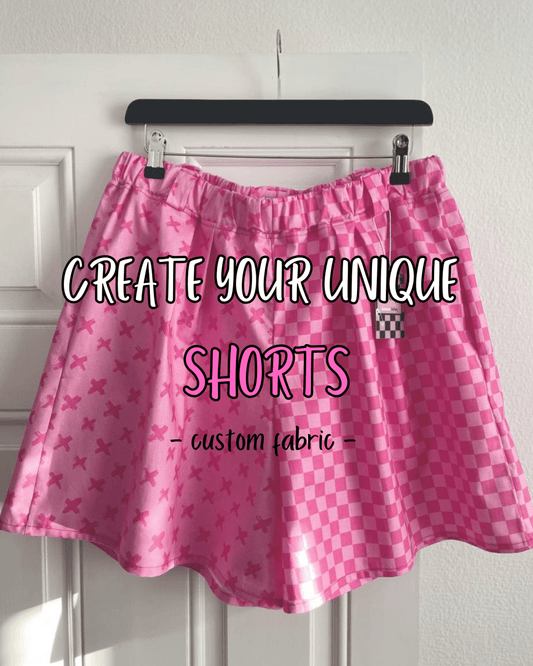 Alternative Handmade Create Your Unique Shorts - custom fabric by Lunaticpin