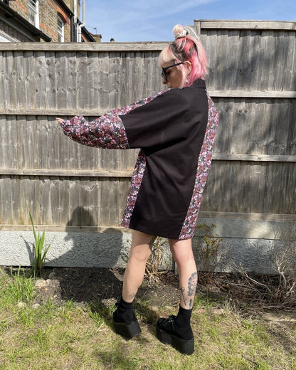 Handmade FELIX CARDIGAN - ORCHID SKULLS - Lunaticpin