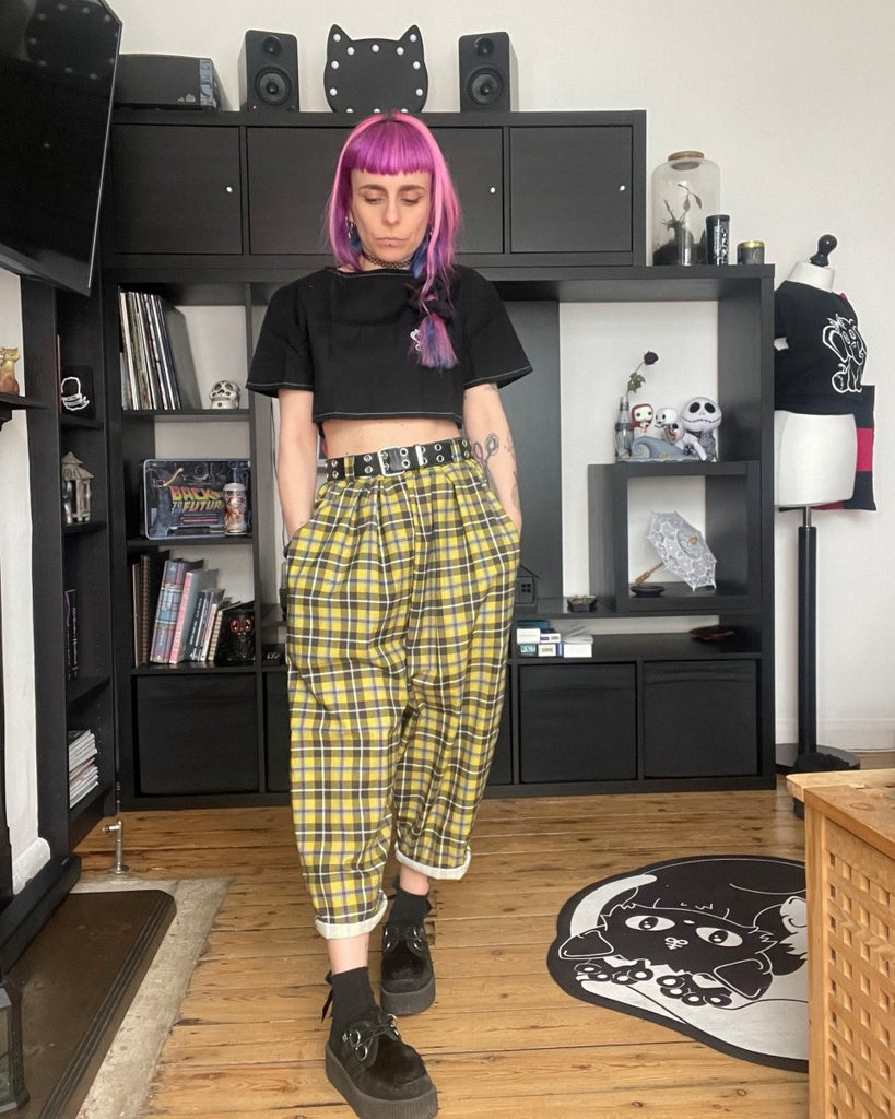 Share 73+ yellow plaid trousers best - in.duhocakina