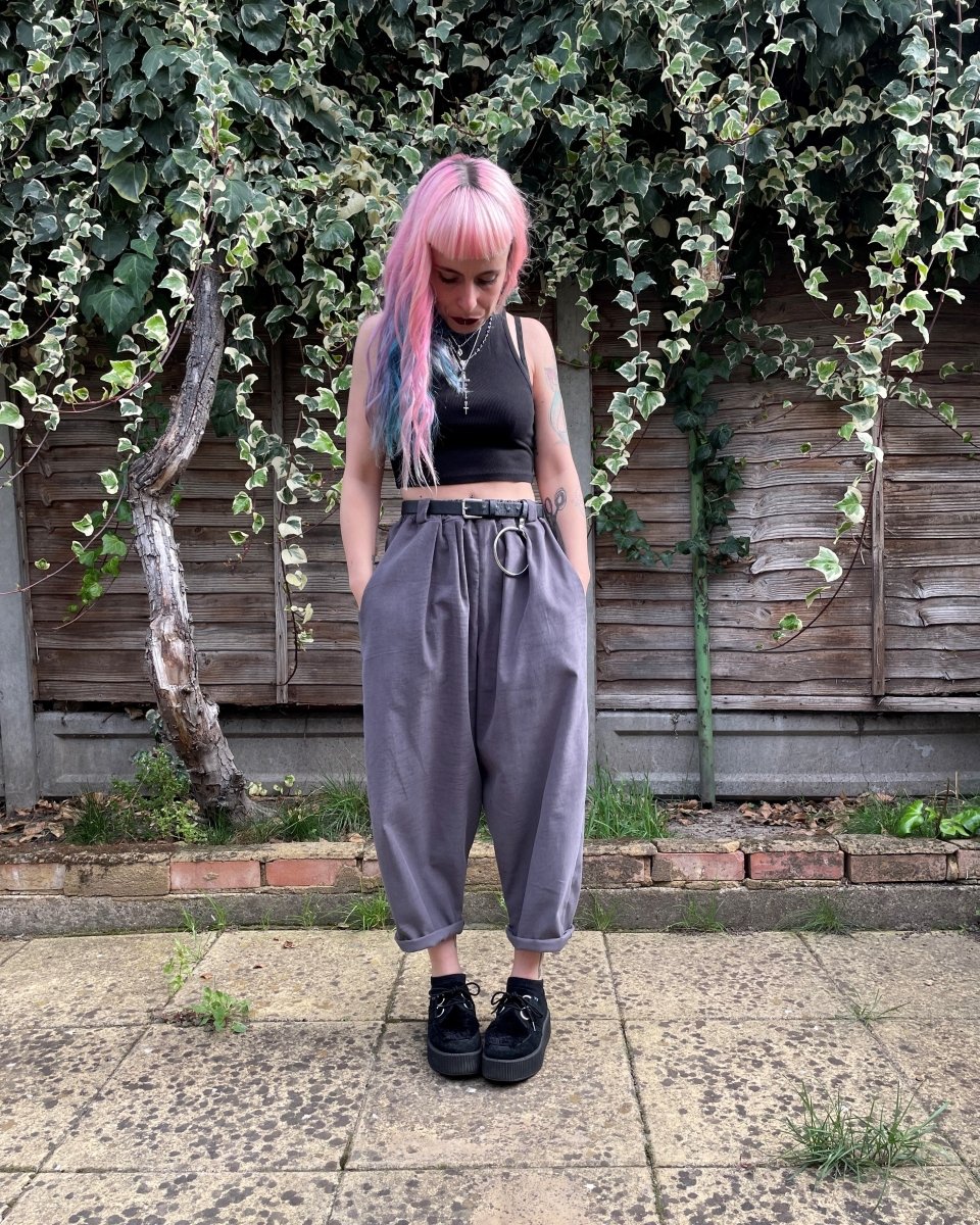 Alternative Handmade Johnny Trousers - Neddlecord - Pick Your Colour by Lunaticpin