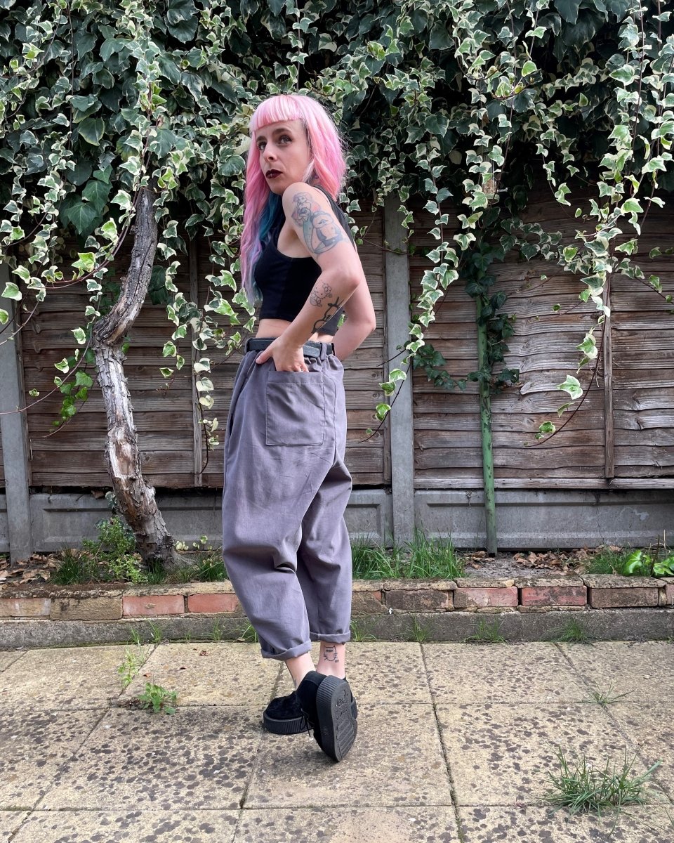 Alternative Handmade Johnny Trousers - Neddlecord - Pick Your Colour by Lunaticpin