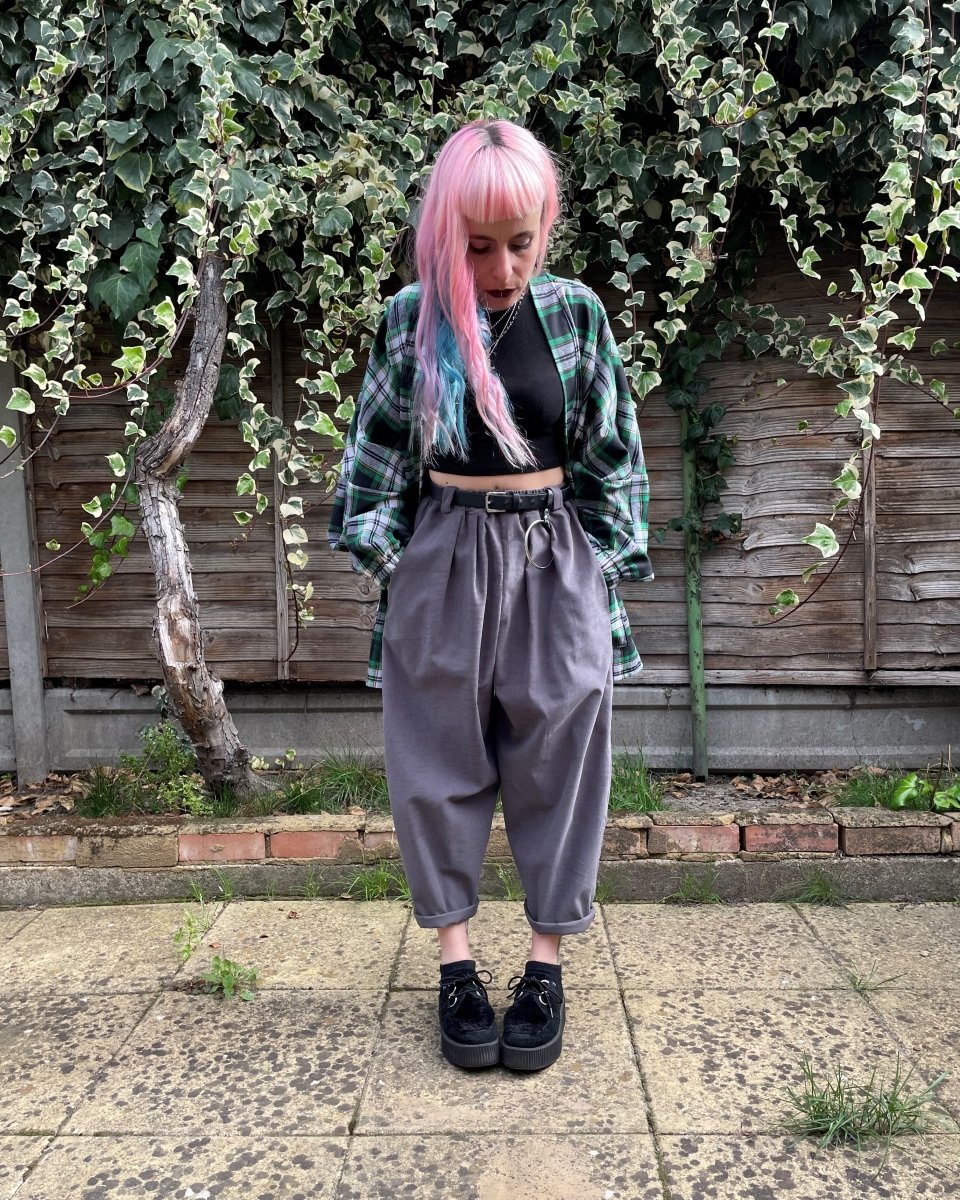 Alternative Handmade Johnny Trousers - Neddlecord - Pick Your Colour by Lunaticpin